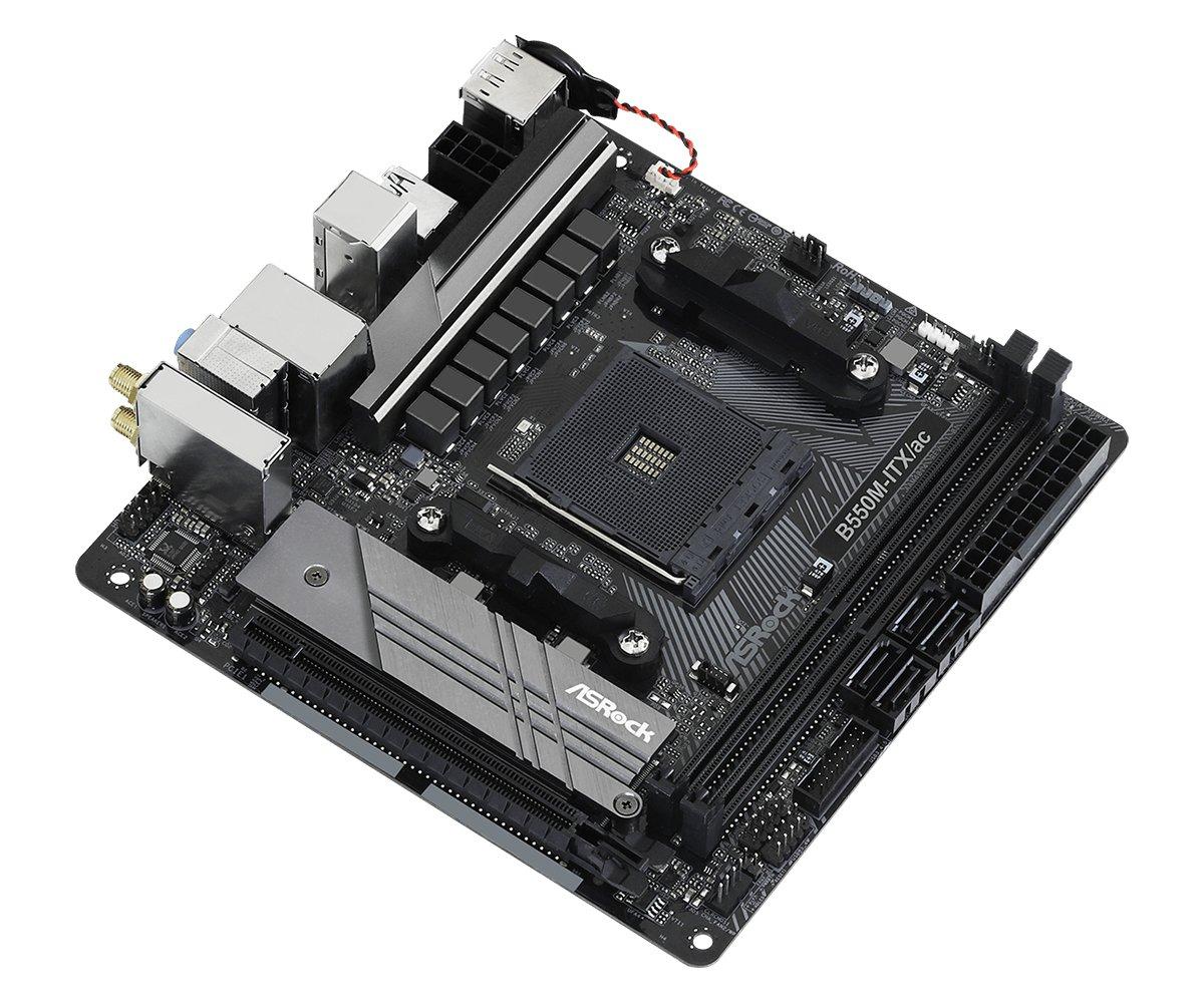 ASRock  B550M-ITX/ac AMD B550 Socket AM4 mini ITX 