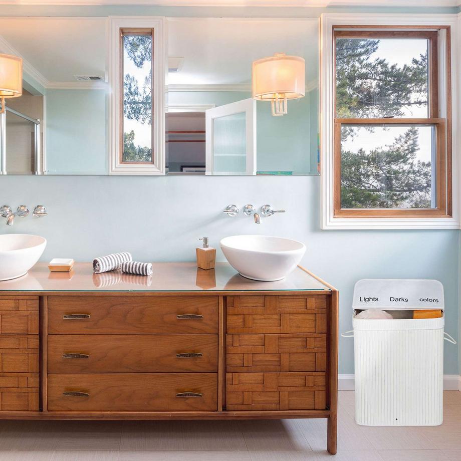 Northix Raccoglitore per biancheria in bambù  