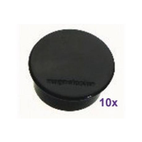 magnetoplan  MAGNETOPLAN Magnet Discofix Color 40mm schwarz, ca. 2.2 kg 10 Stk. 