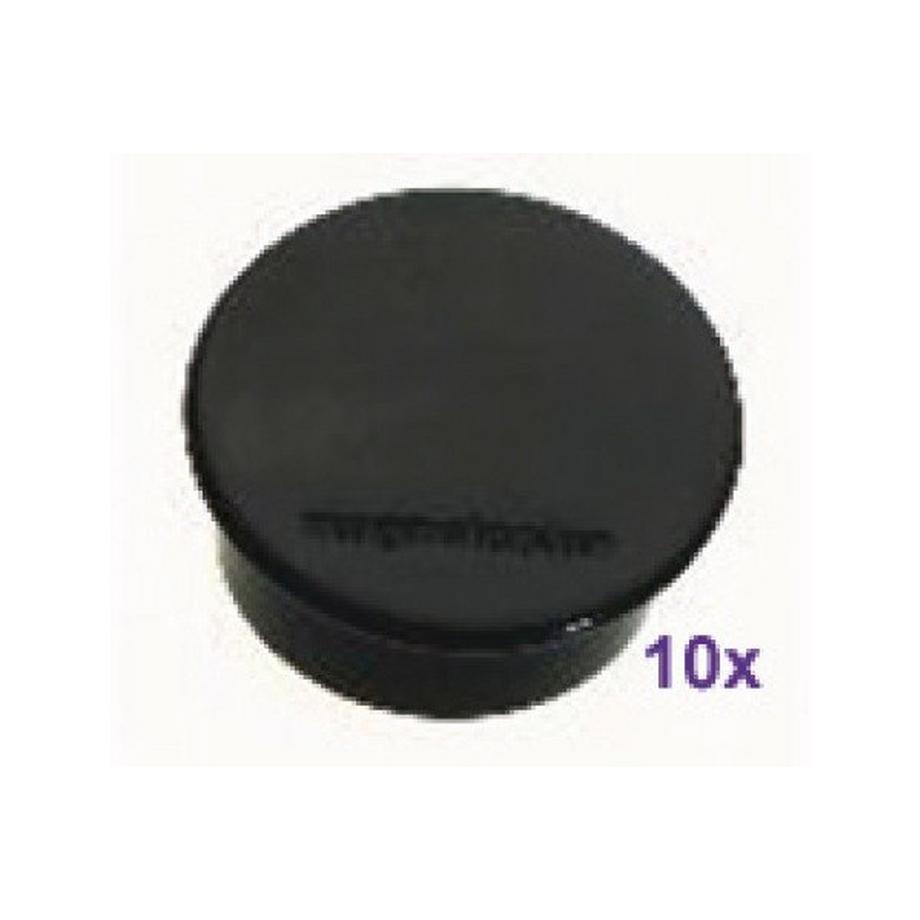 magnetoplan  MAGNETOPLAN Magnet Discofix Color 40mm schwarz, ca. 2.2 kg 10 Stk. 