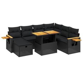 VidaXL set divano da giardino Polirattan  