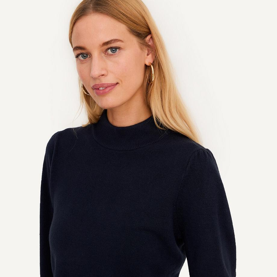 La Redoute Collections Pull col montant en maille douce  