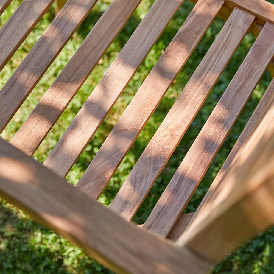 Tikamoon Fauteuil de jardin en teck massif Andria  