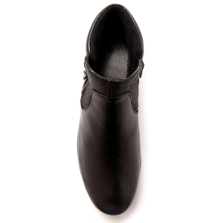 Pédiconfort  bottines cuir à aérosemelle 