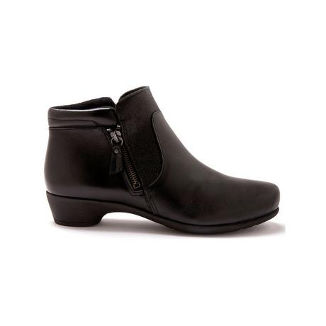 Pédiconfort  bottines cuir à aérosemelle 