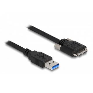 DeLock  87801 USB Kabel 3 m USB 3.2 Gen 1 (3.1 Gen 1) USB A Micro-USB B Schwarz 