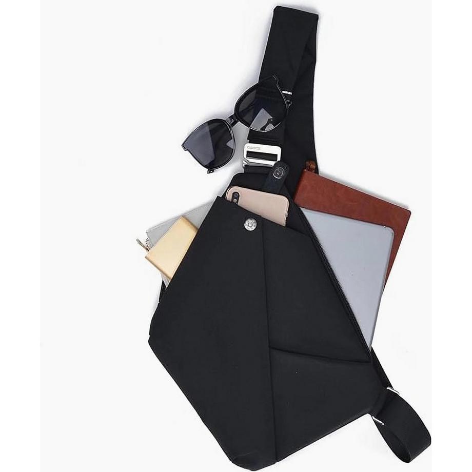 Only-bags.store Mini Sac Bandoulière Étanche Multiples Poches Antivol  