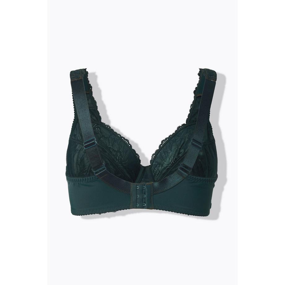 Ulla Popken Reggiseno con ferretto Pizzo Spalline Larghe  