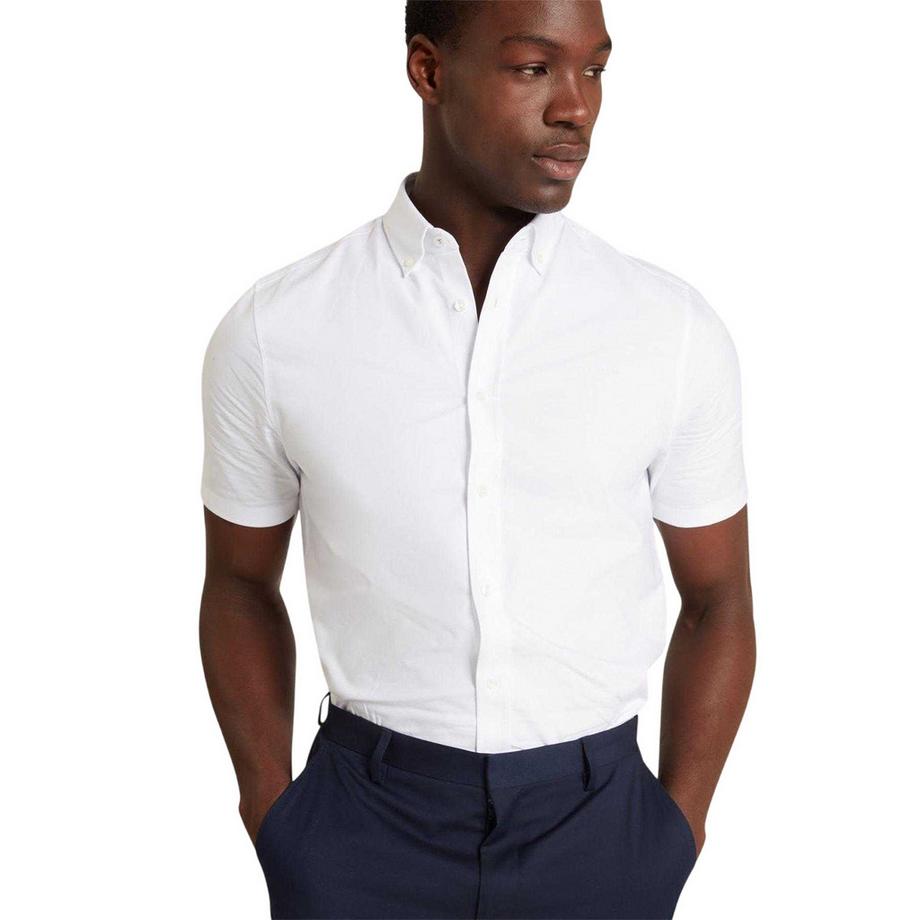TED BAKER  Camicia Regolare Oxford Maniche Corte 