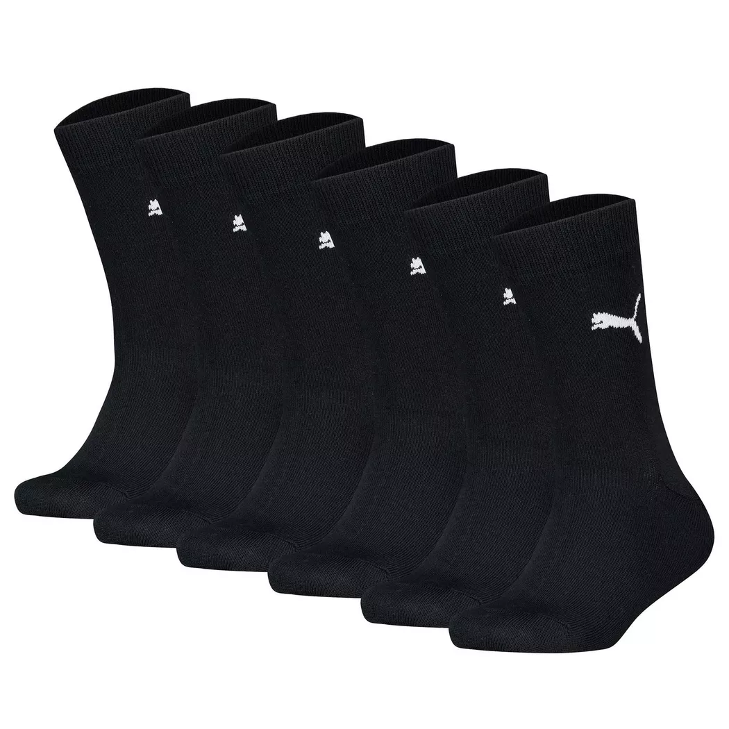 Puma - Calzini Unisex Confezione da 6 Vestibilità confortevole-Easy Rider 6P, 39-42, Nero