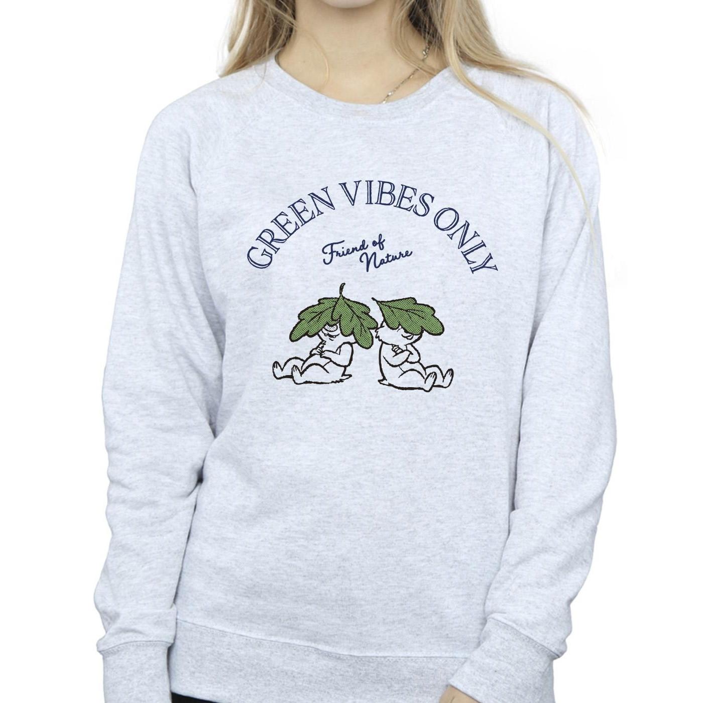 Disney  Chip 'n Dale Green Vibes Only Sweatshirt 