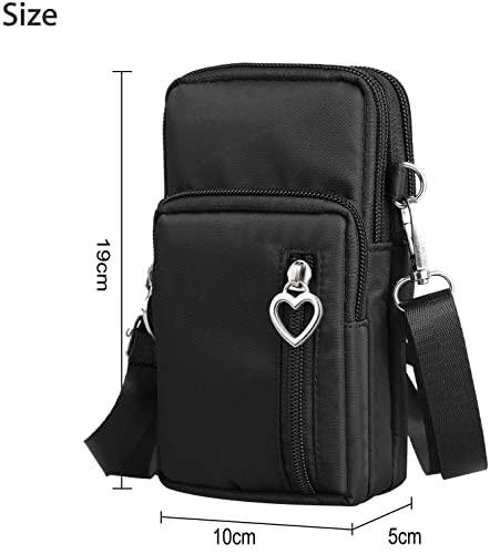 Only-bags.store Handytasche Umhängetasche Kunstleder Umhängetasche 3 Reißverschluss Tasche Universal Handytasche zum Umhängen Kartenetui Geldbörse für Handy Handytasche Umhängetasche Kunstleder Umhängetasche 3 Reißverschluss Tasche Universal Handytasche zum Umhängen Kartenetui Geldbörse für Handy 