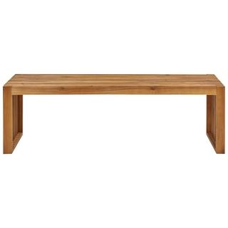 Beliani Lot de 2 bancs de jardin en Acacia Rustique SULZANO  