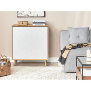 Beliani Armoire en MDF Scandinave BRISTOW  