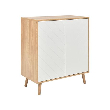 Beliani Armoire en MDF Scandinave BRISTOW  
