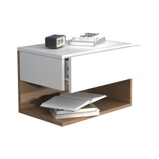 VCM Nachtschrank | Wandschublade | Wandboard | Nachttisch | Maße ca. H. 30 x B. 45 x T. 32 cm - Usal XL 45 cm  