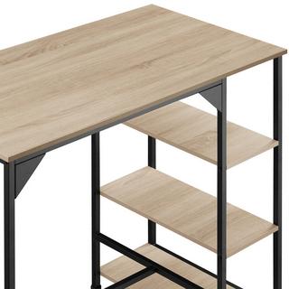 Tectake Table de bar Industrielle Cannock 109x60x100cm  