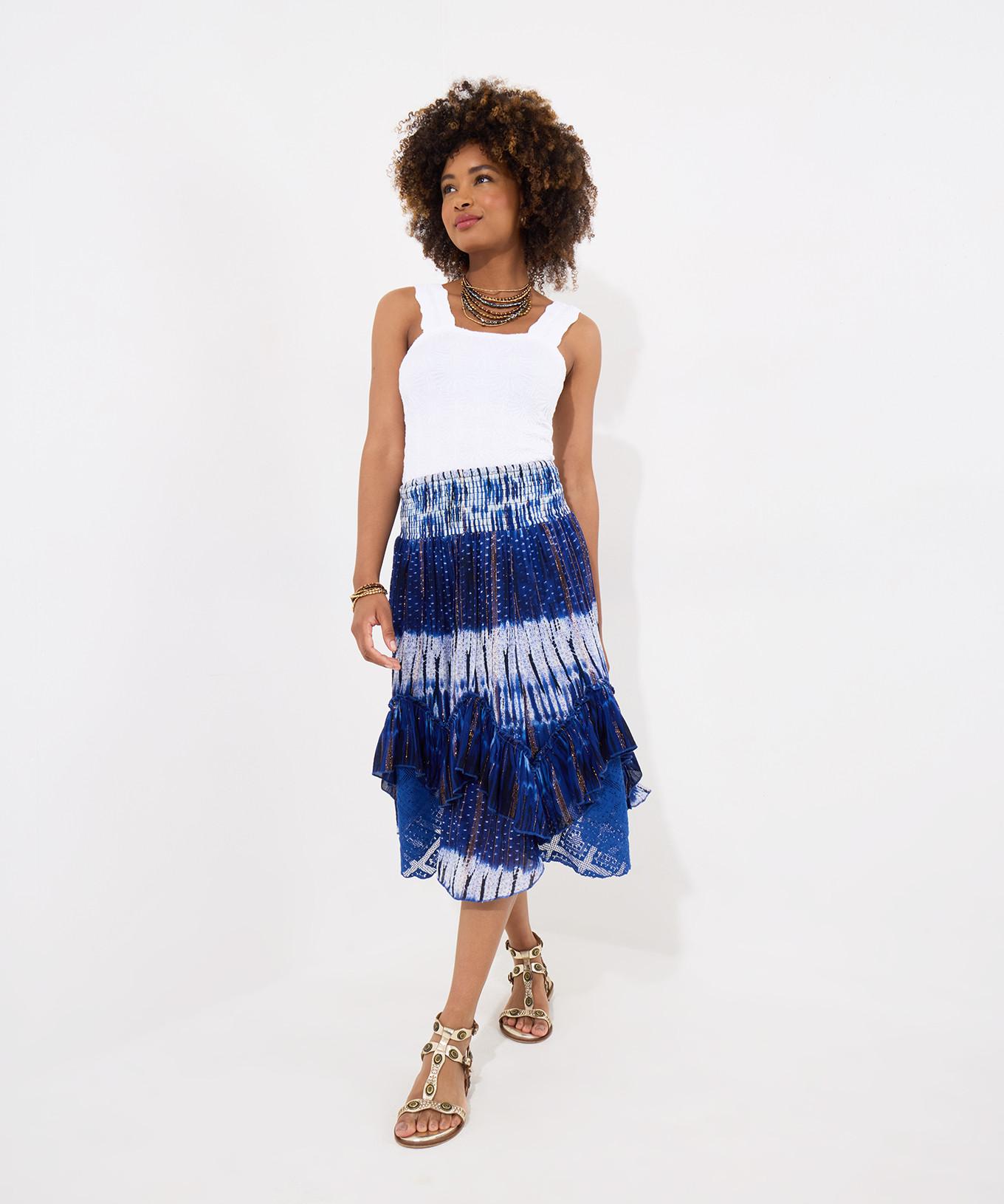 Joe Browns Knielanger Rock mit Farbdetails  