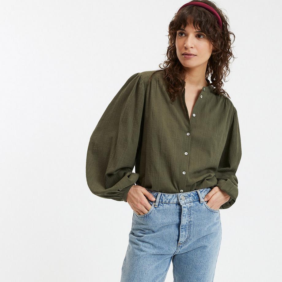 La Redoute Collections Blouse Oversize Col Mao  