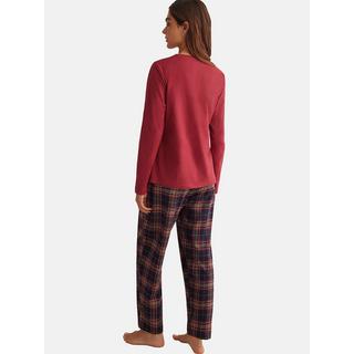 Selmark  Pyjama Hose Top Langarm PLAID 