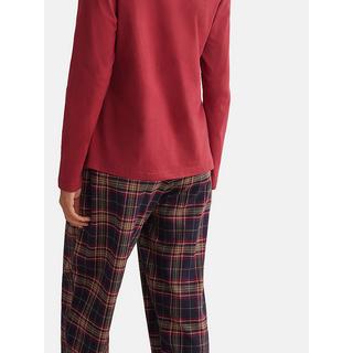 Selmark  Pyjama Hose Top Langarm PLAID 