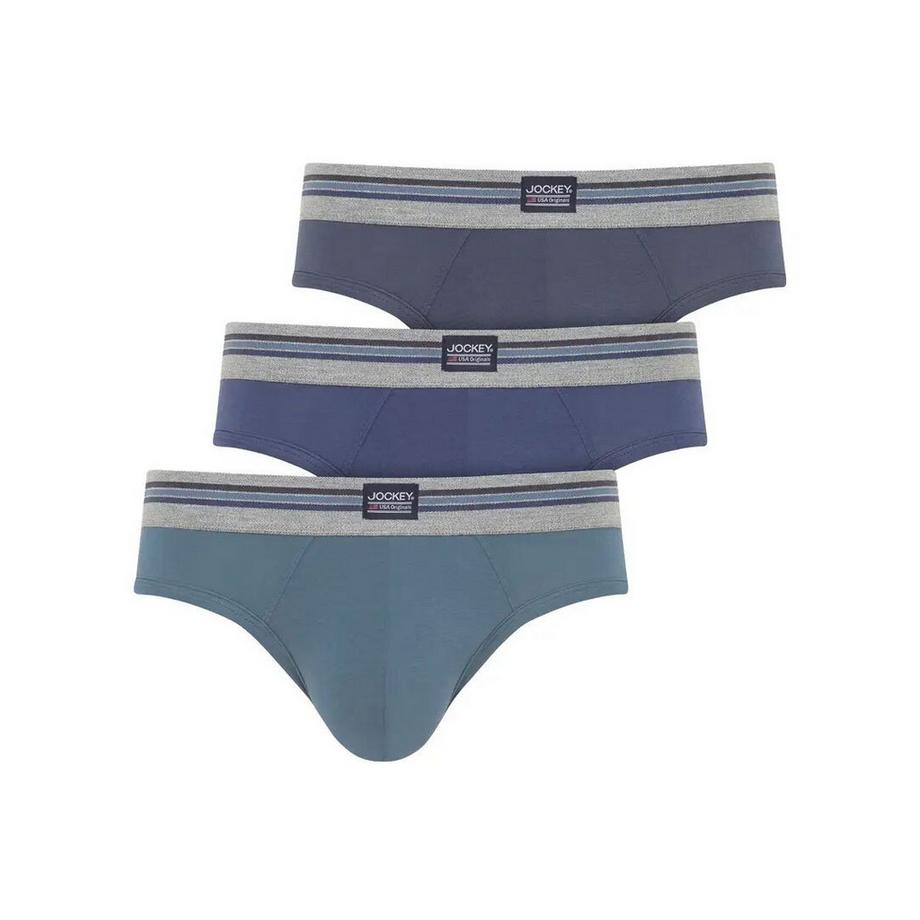 JOCKEY Cotton Stretch Brief 3er Pack  