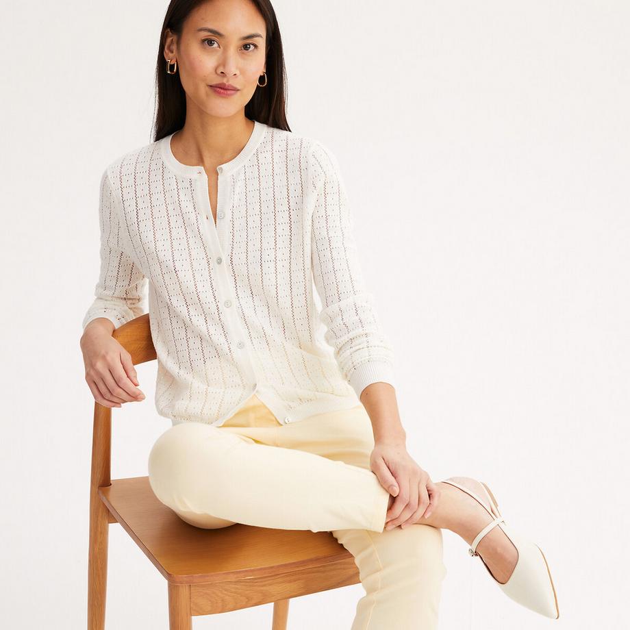 La Redoute Collections Cardigan col rond  