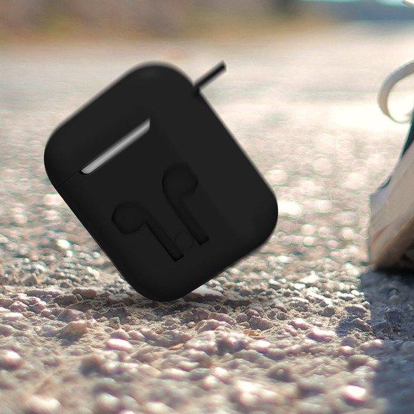 Avizar  Coque AirPods Silicone Noir 