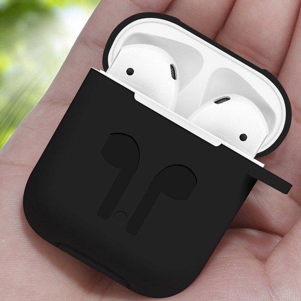 Avizar  Coque AirPods Silicone Noir 