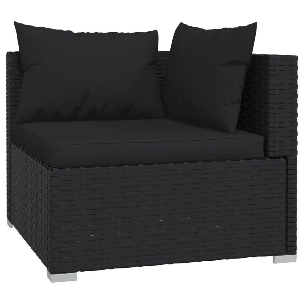 VidaXL set salotto da giardino Polirattan  