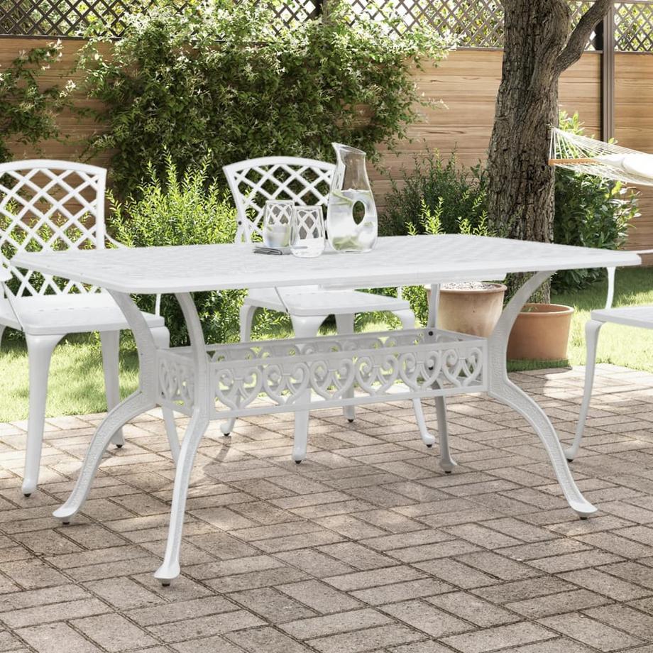 VidaXL tavolo da giardino Alluminio  