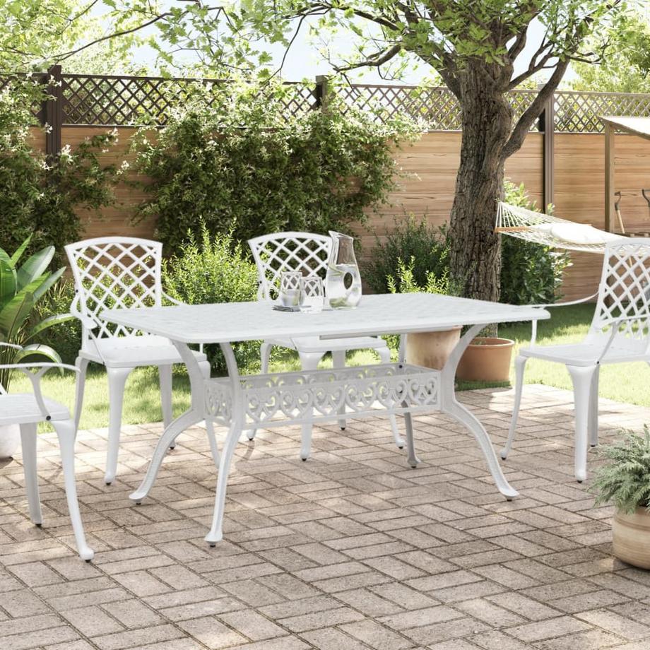 VidaXL tavolo da giardino Alluminio  