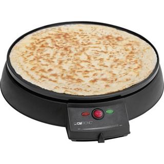 Clatronic  CM 3372 Crépes Maker Con regolazione manuale della temperatura Nero 