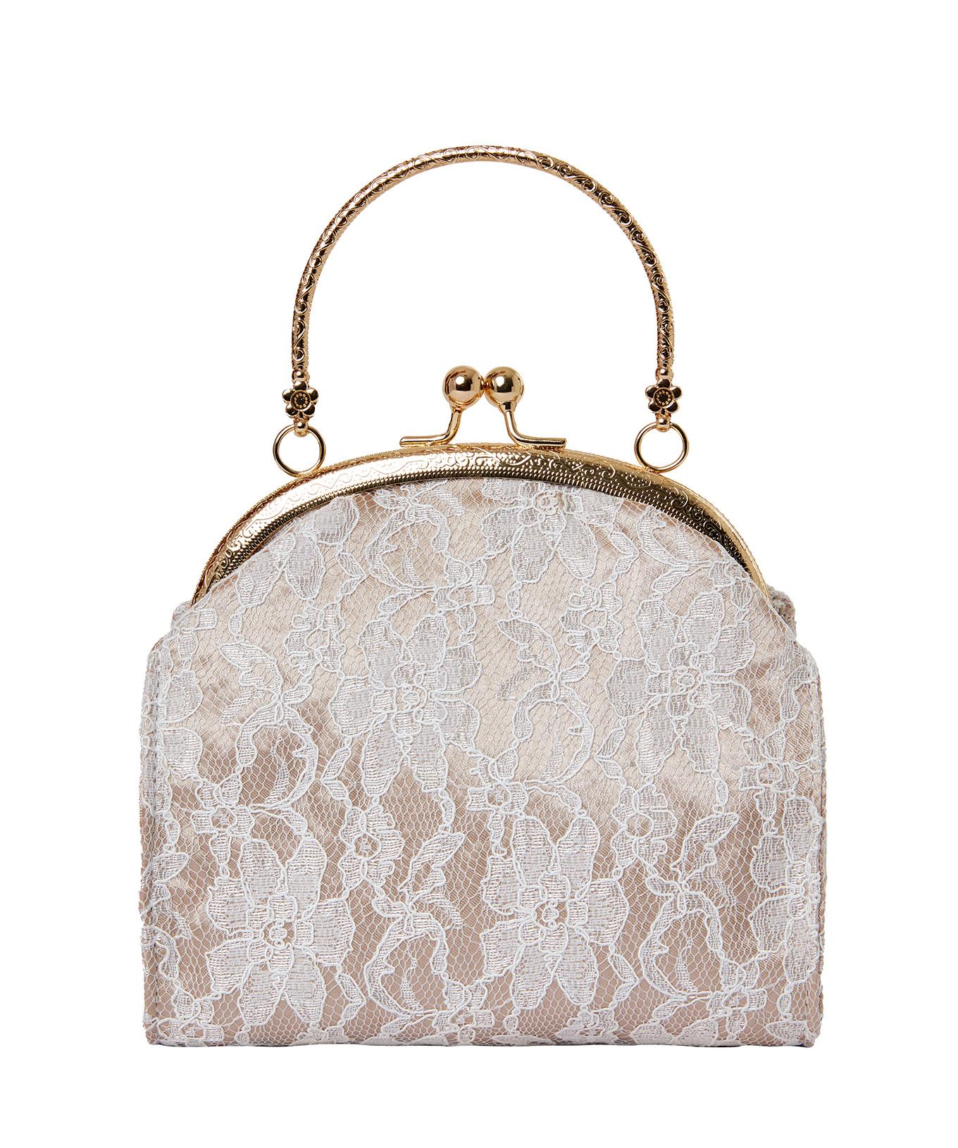 Joe Browns  Sac Dentelle Or Rose 