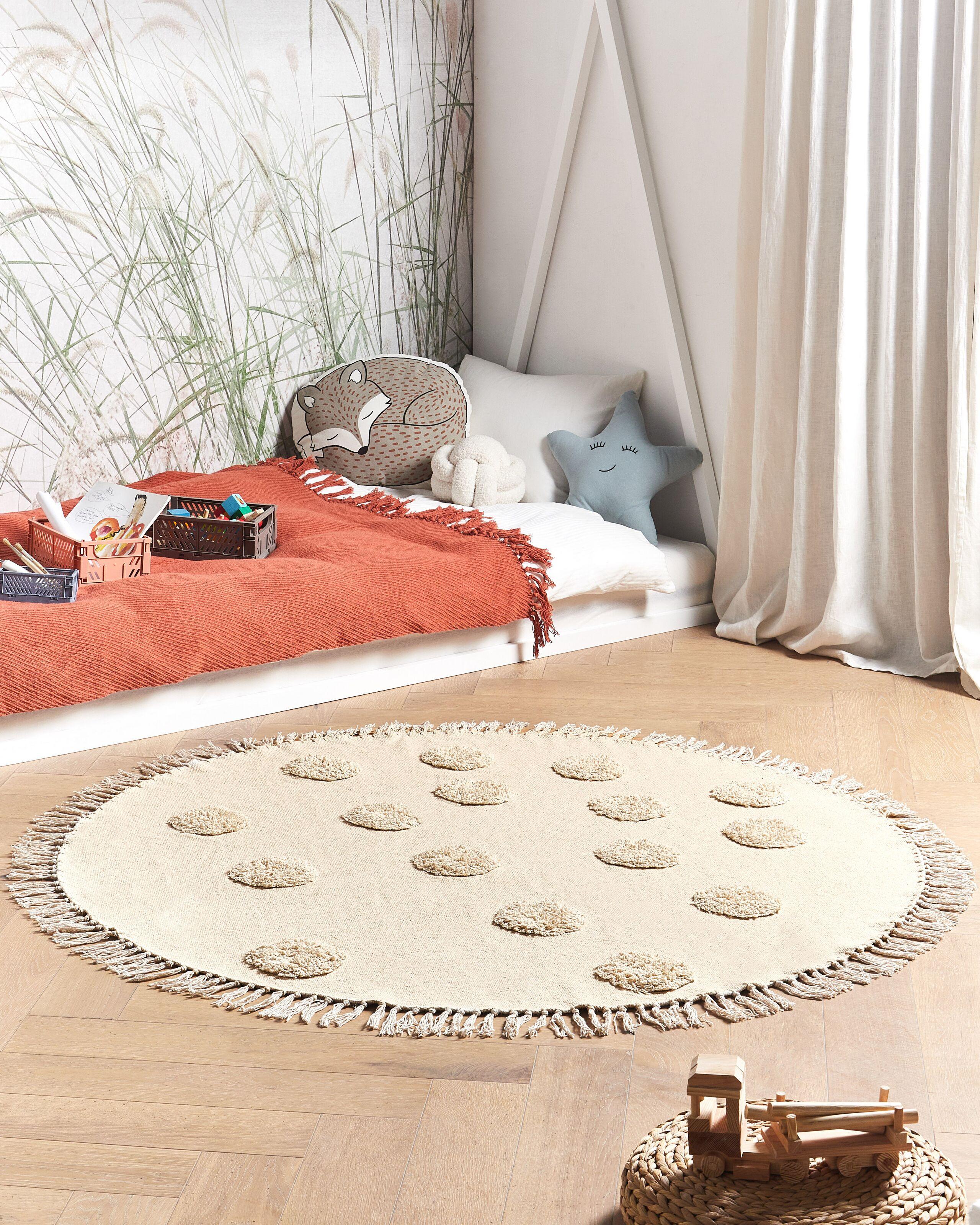 Beliani Tapis en Coton Boho WAHAR  