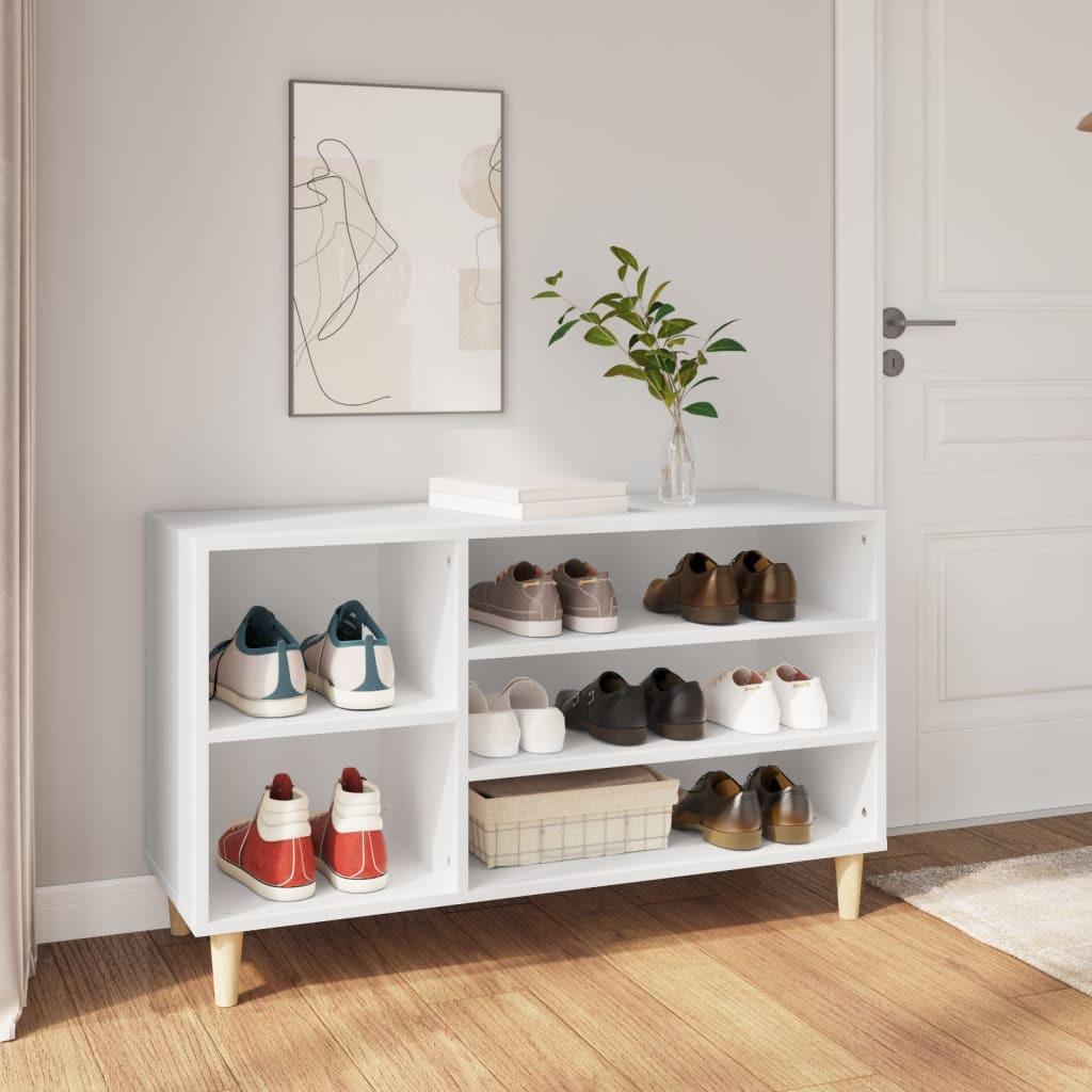 VidaXL Armoire à chaussures bois d'ingénierie  