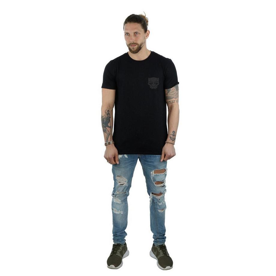 MARVEL Black On Black T-Shirt  