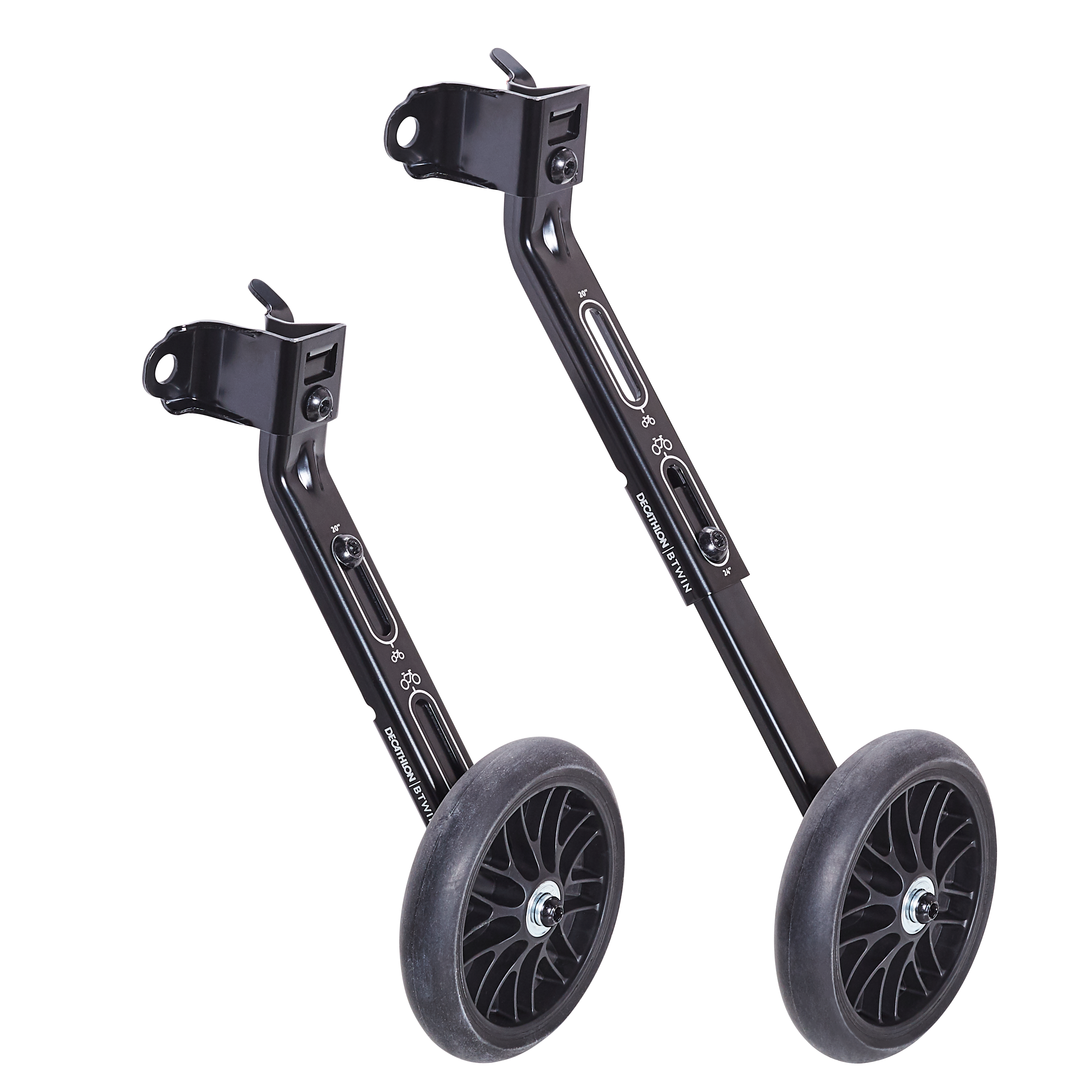 BTWIN  Roues stabilisatrices vélos enfants 20-24 pouces 