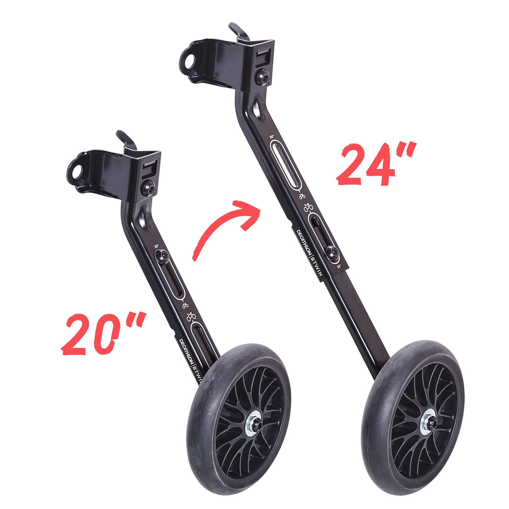 BTWIN  Roues stabilisatrices vélos enfants 20-24 pouces 