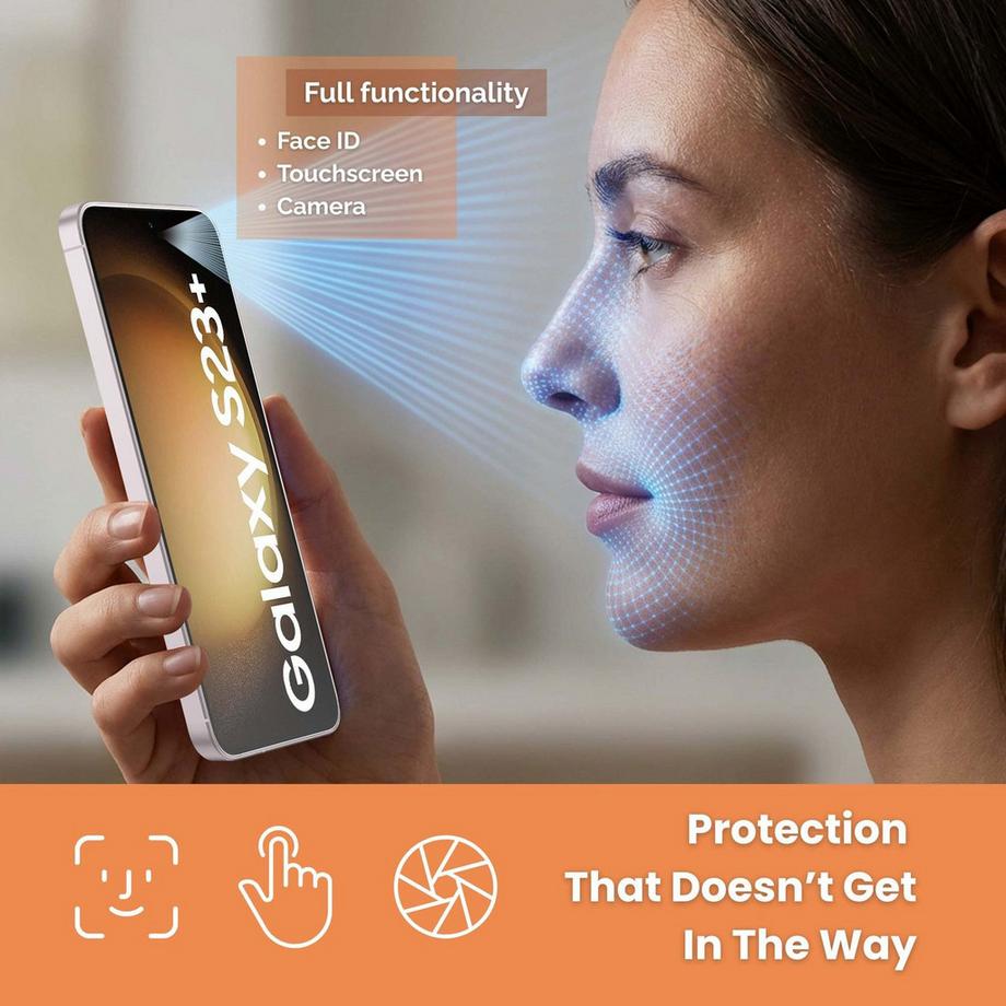 Cadorabo  Samsung Galaxy S23 PLUS Schutzfolie Schutzglas 