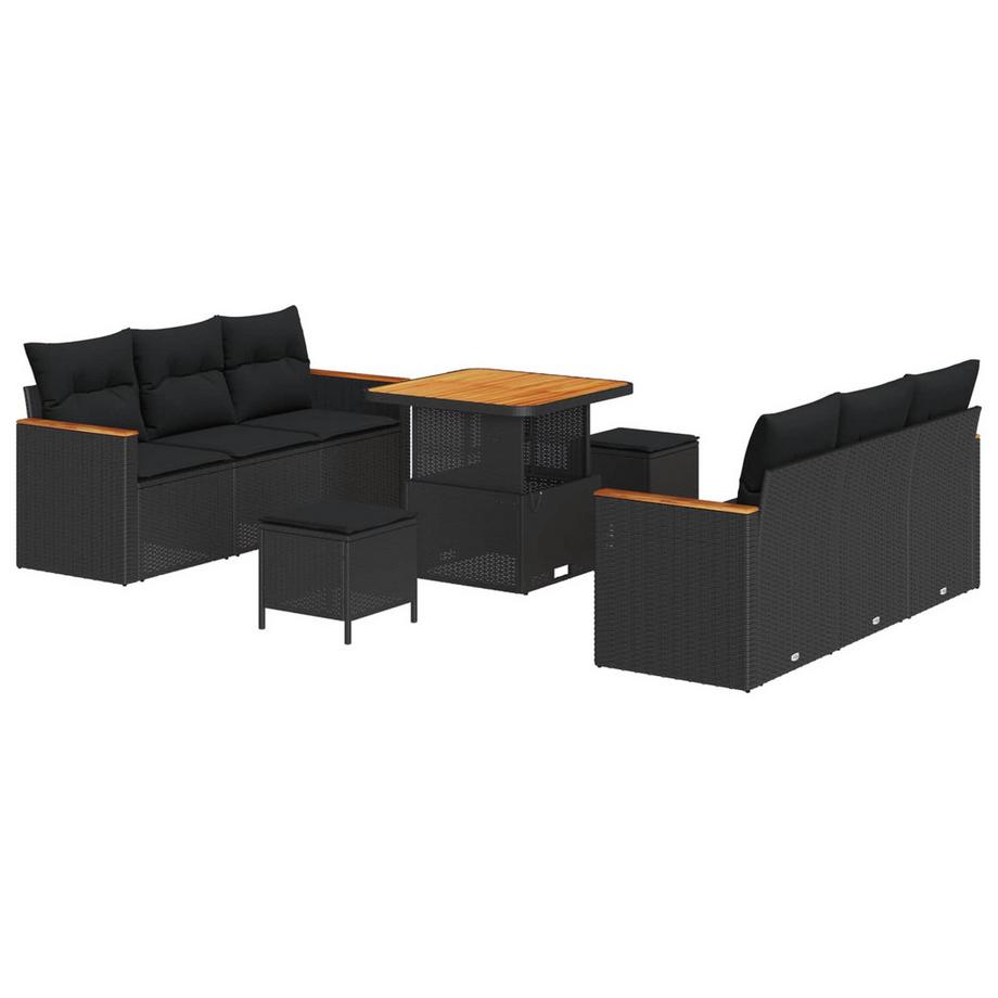 Canapé de jardin poly rattan