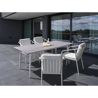 Beliani Table de salle à manger de jardin en Panneau stratifié haute pression HPL Moderne TOLENTINO  