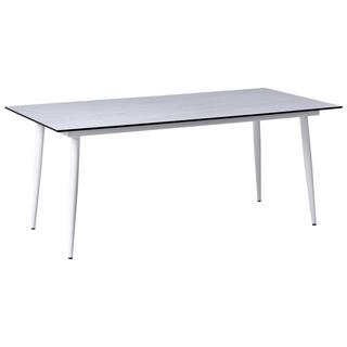 Beliani Table de salle à manger de jardin en Panneau stratifié haute pression HPL Moderne TOLENTINO  