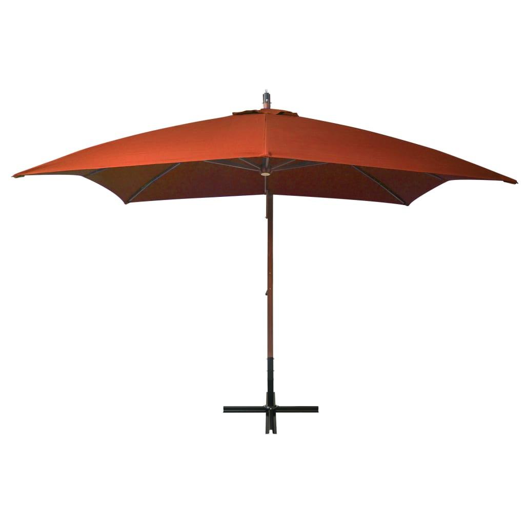 VidaXL Parasol de jardin suspendu  