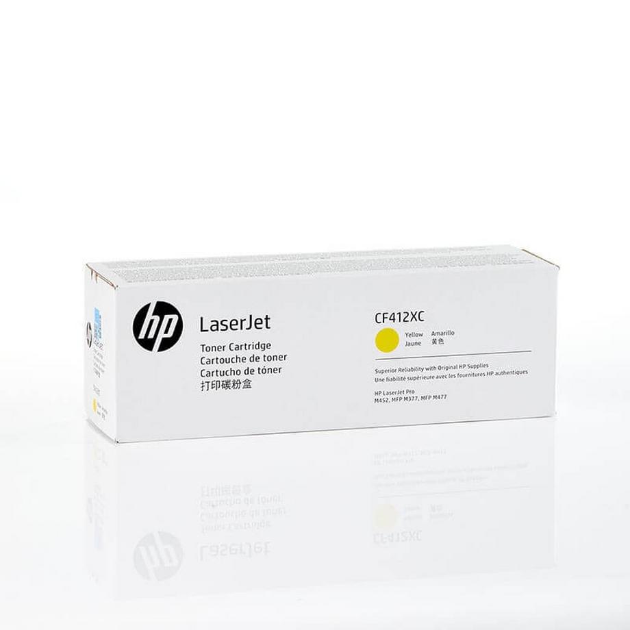 HP Toner CF412XC 410X Gelb Vertrag