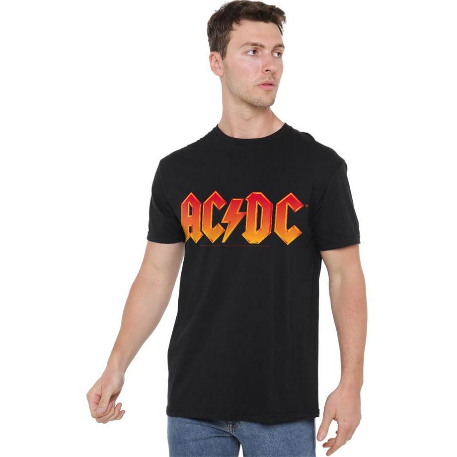 ACDC  T-ShirtMotiftyle Logo Enflammé 