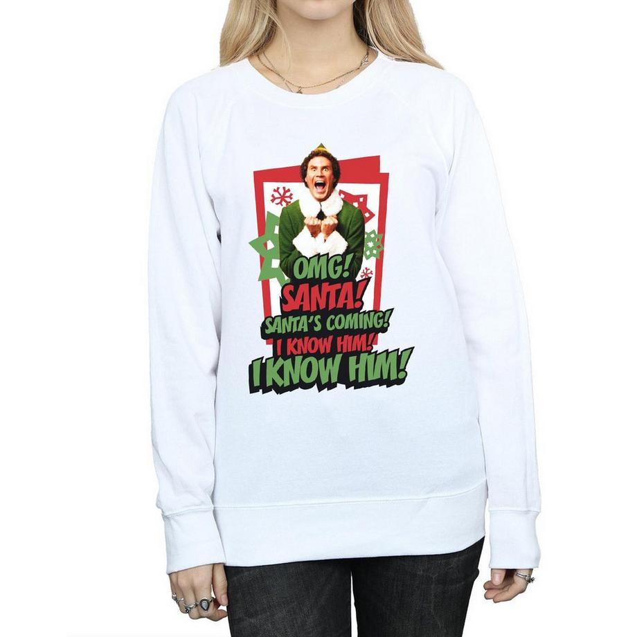 Elf OMG Santa Sweatshirt  