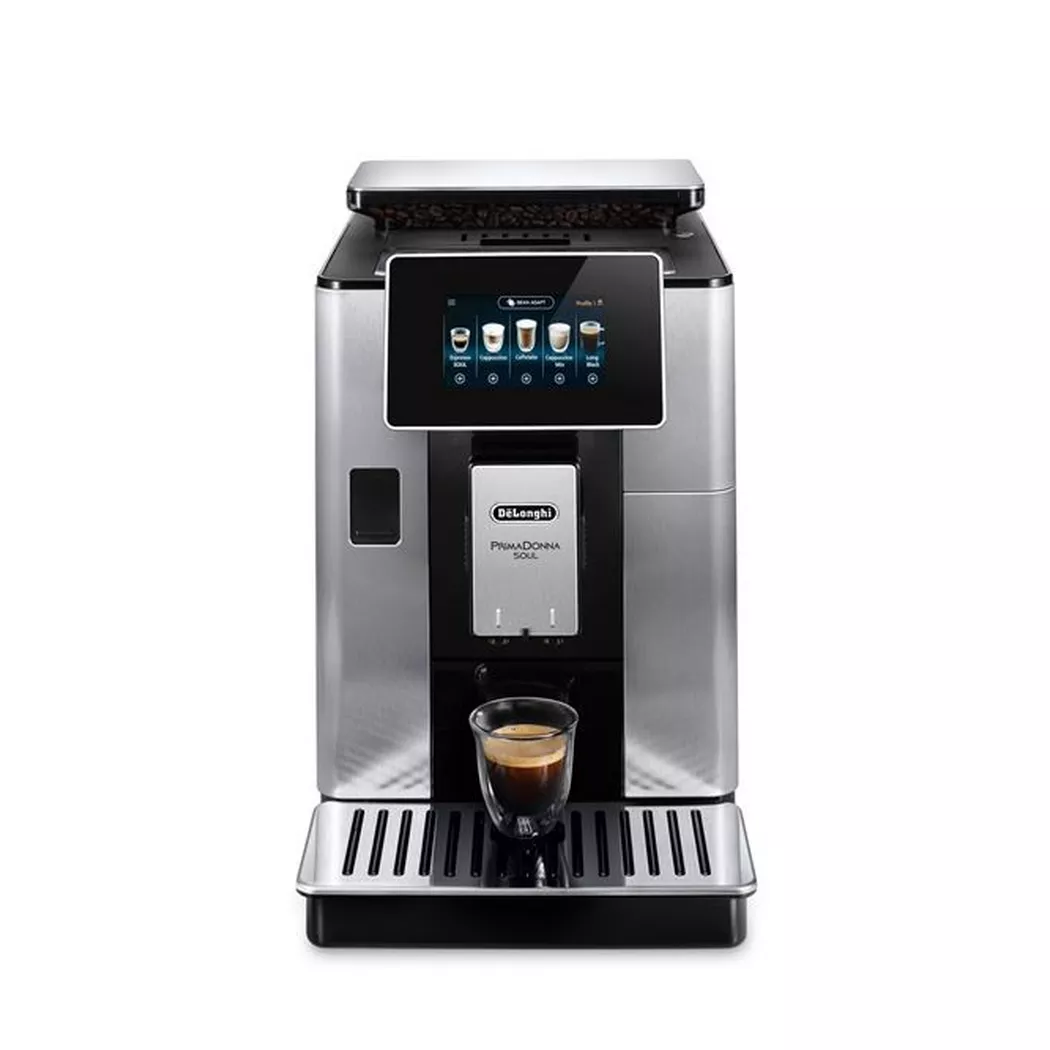 Delonghi – Espresso mit Mühle Prima Donna Soul ECAM610.75.MB 1450 W Schwarz und Silber,
