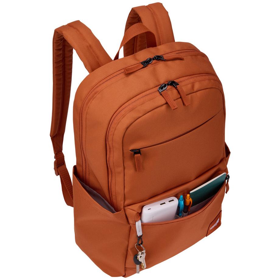 case LOGIC®  Campus CCAM3216 - Raw copper Rucksack Lässiger Rucksack Orange Polyester 
