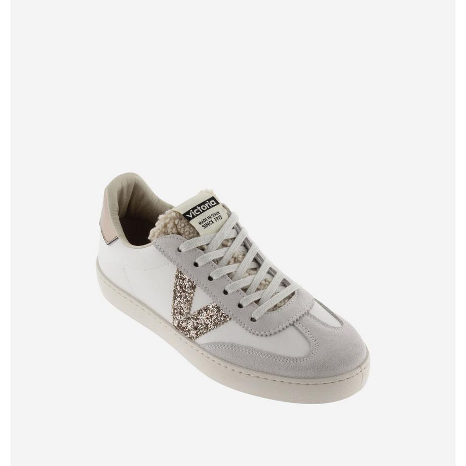 Victoria  sneakers für en berlin ciclista efecto piel & piezas serraje & logo glitter 